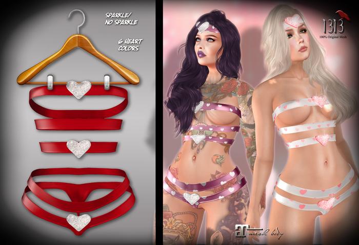 (*<*) 1313 Heartastic Set - Red