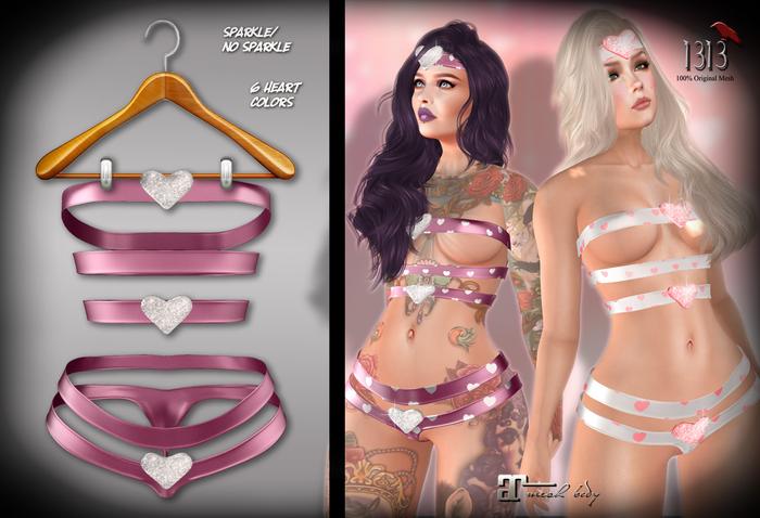 (*<*) 1313 Heartastic Set - Mulberry