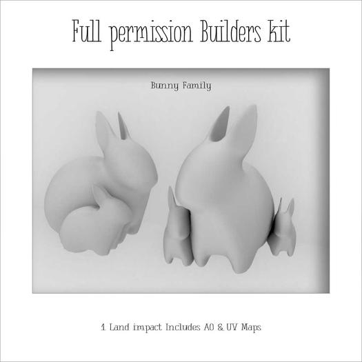 Bunny Family Full perm Mesh