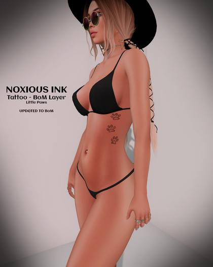 Noxious Ink - Little Paws - Tattoo - BoM