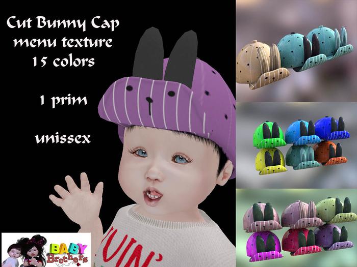 *BB*  Cut Bunny Cap - 15 colors
