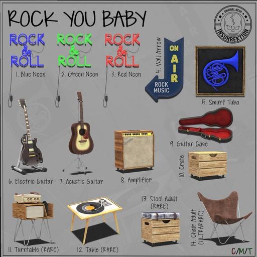 [IK] Rock You Baby - 12. Table - RARE (boxed)