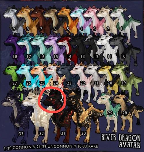 ::Static:: River Dragon Avatar VOUCHER - 31 {Fallen} RARE