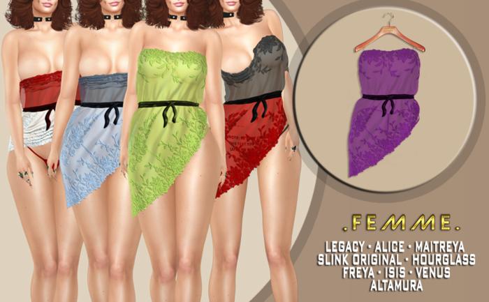 [FM] UNDRESS ME 87 PURPLE *ADD/WEAR ME*