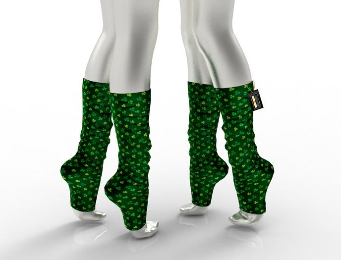 *** Harmonia St Patricks Green Clover Socks Legwarmers Maitreya Legacy Reborn