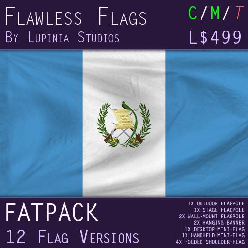 Guatemala Flag (Fatpack, 12 Versions)