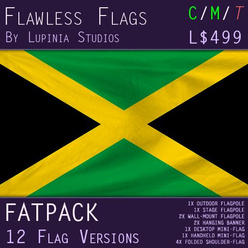 Jamaica Flag (Fatpack, 12 Versions)