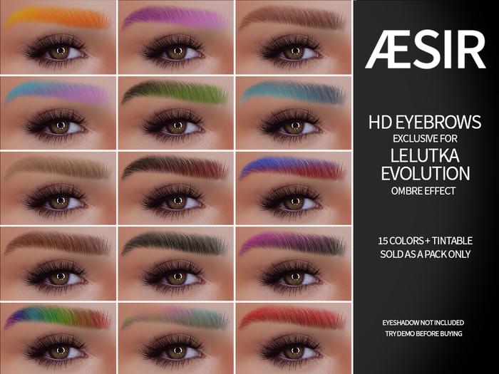 >AESIR< HD Ombre Eyebrows [LeLutka Evolution]