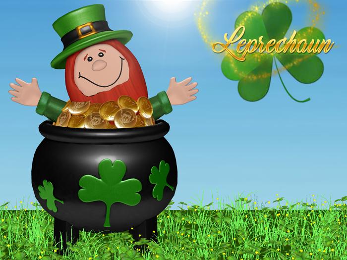 Townies Lucky Leprechaun Pot of Gold