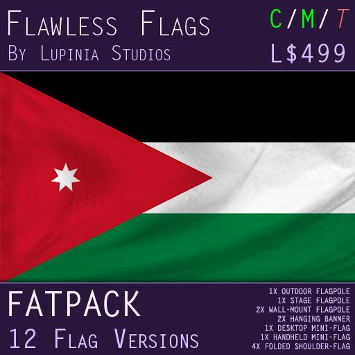 Jordan Flag (Fatpack, 12 Versions)