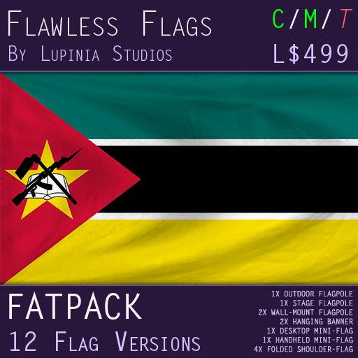 Mozambique Flag (Fatpack, 12 Versions)