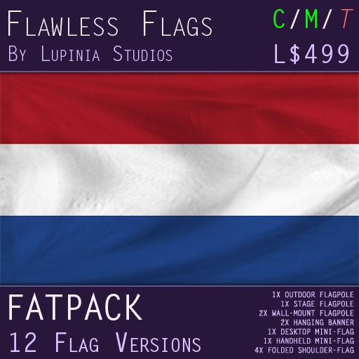Netherlands Flag (Full Kit, Boxed) - Flawless Flags