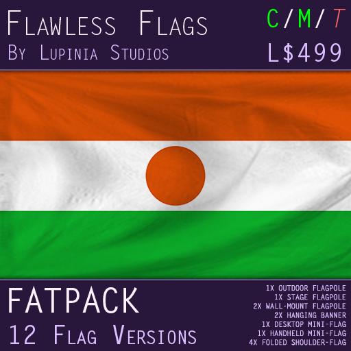 Niger Flag (Fatpack, 6 Versions)