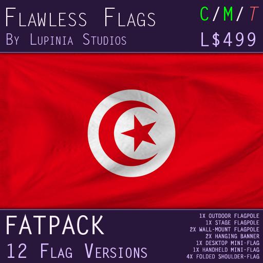 Tunisia Flag (Full Kit, Boxed) - Flawless Flags