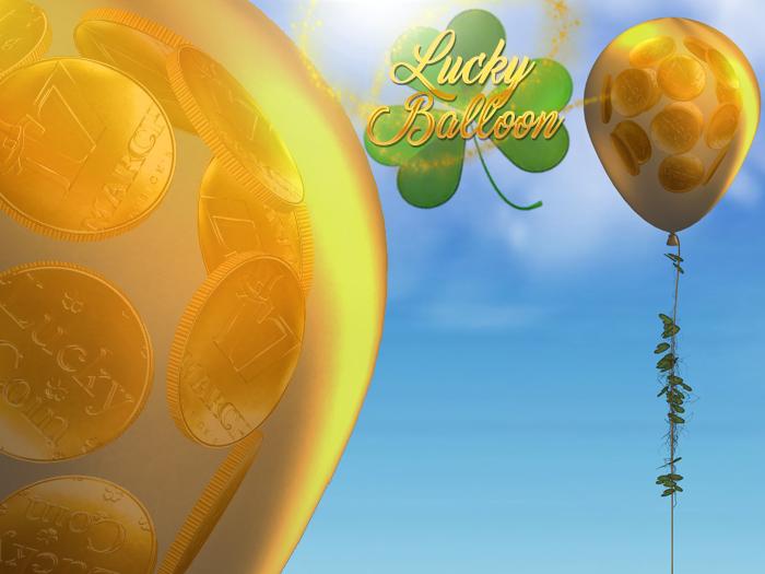 Townies St. Patrick's Day Lucky Gold Coin Balloon Decor