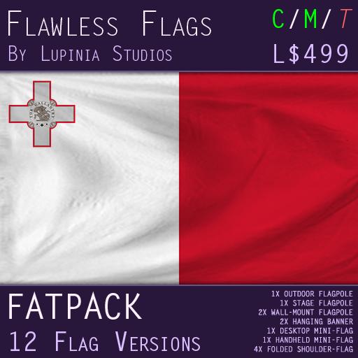 Malta Flag (Fatpack, 12 Versions)