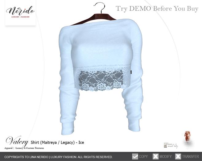 ~Nerido~ Valery Shirt-Ice