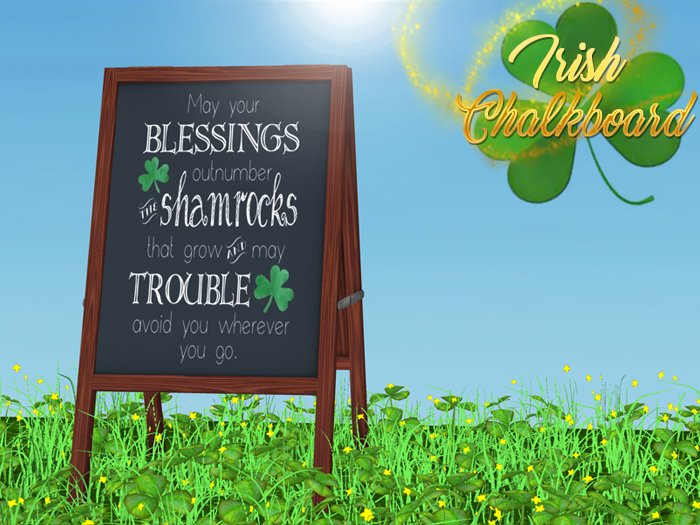[Townies] Irish Blessings Sign