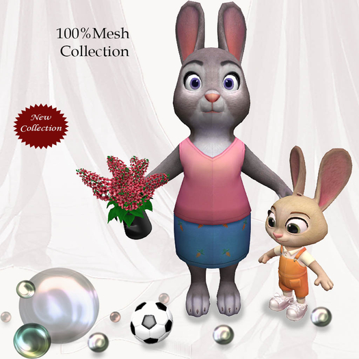 Mesh Bunny Family v. 5