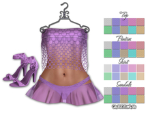 Graffitiwear Bright Pastel Tease Outfit (add)