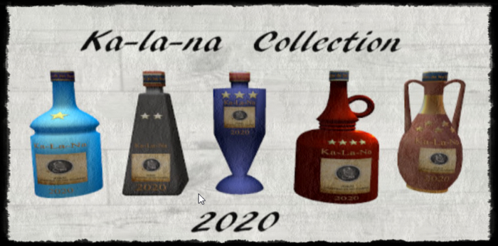 KA-LA-NA BOTTLE (*2*) 2020 G&S