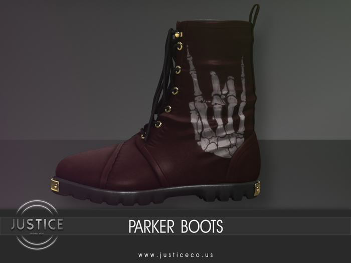 [JUSTICE] MENS PARKER BOOTS - RUST
