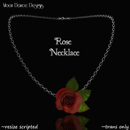 .:MDD:. Rose Necklace *Boxed*