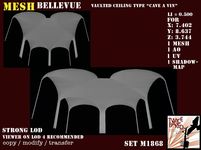 "TB" BV Vaulted ceiling "Cave a vin" M1868