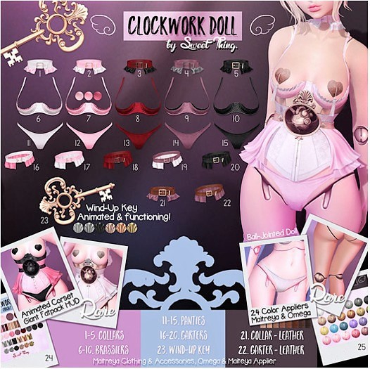 Sweet Thing. Clockwork Doll FULL PACK RARE (ALL INCLUDED)