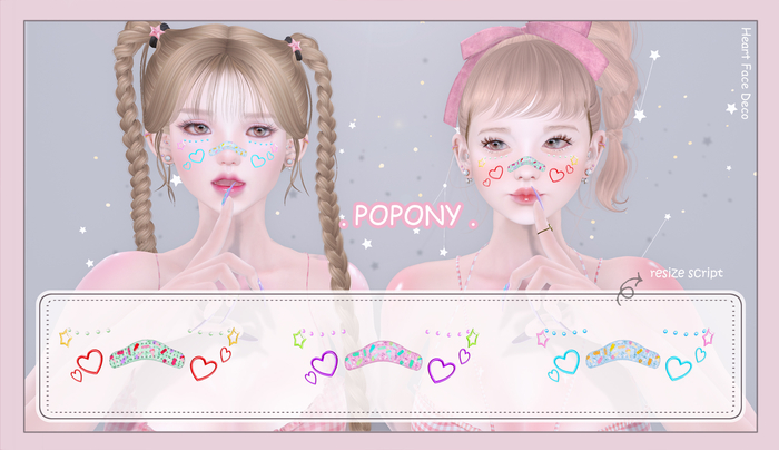 .POPONY HeartBand-Purple