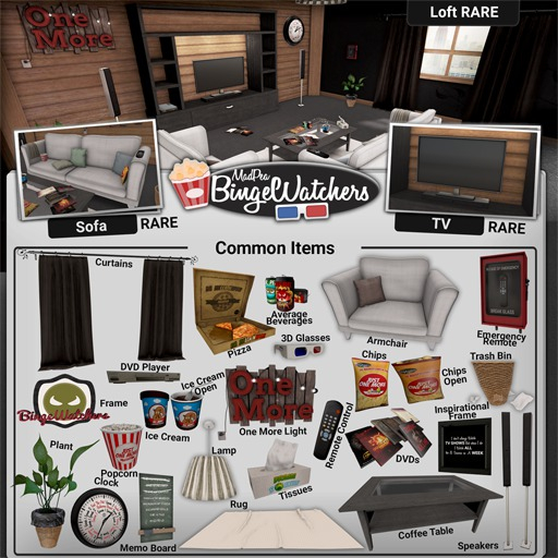 MadPea BingeWatchers Sofa RARE