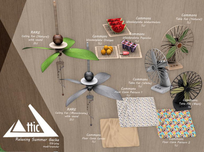-ATTIC- Floor Cloth Pattern 2