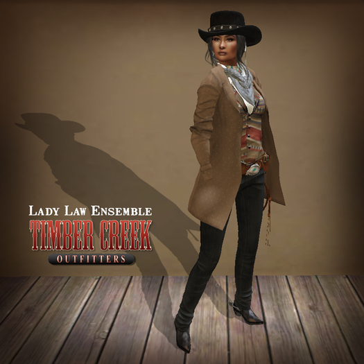 [Timber Creek] Lady Law Ensemble-Tan-Boxed