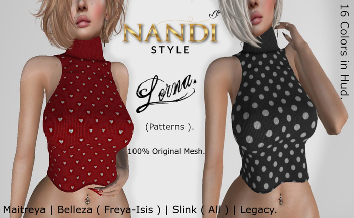 [Nandi Style] - Bag FP Top Lorna Patterns