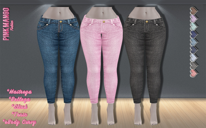 *Pink Mango* Marilynn Jeans