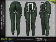FashionNatic - Dakari Female Pants Green - Maitreya Lara, Belleza - Freya, Legacy
