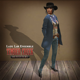 [Timber Creek] Lady Law Ensemble-Blue-Boxed