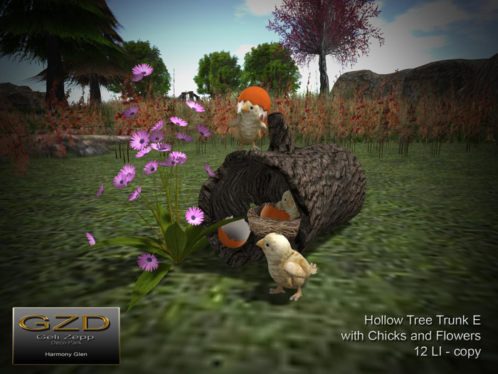 GZD Hollow Tree Trunk Chicken E