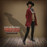 [Timber Creek] Lady Law Ensemble-Red-Boxed