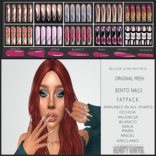 {BK} Valencia Bento Nails w/ Hud 2020 Collection #2 (ADD ME)