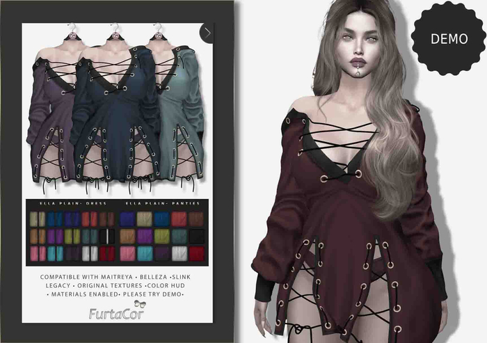 :::DEMO:::[FurtaCor Female] Ella Plain
