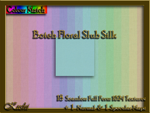 Boteh Floral Slub Silk Solids Textures