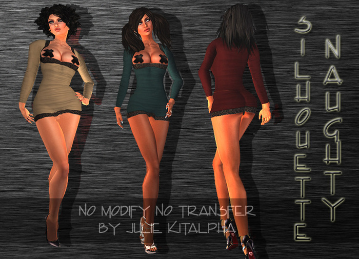 + Silhouette + Naughty - Black