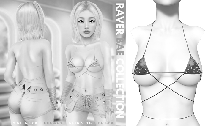 Rebelpill - Raver Bae Collection Bra Fatpack DEMO