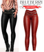 Blueberry - Unbothered - Leather Pants - Red