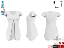 Dae Obj FBX V-Neck Tunic With Shorts Slink, Maitreya, Ocacin, Belleza, Tonic, Classic 5 Sizes