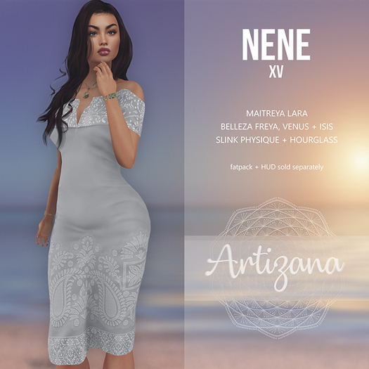 Artizana - Nene XV - Off-Shoulder Pencil Dress