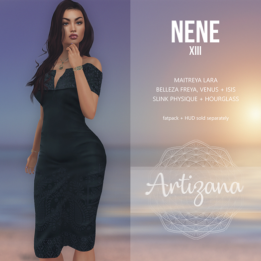 Artizana - Nene XIII - Off-Shoulder Pencil Dress
