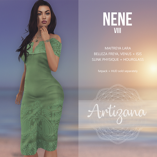 Artizana - Nene VIII - Off-Shoulder Pencil Dress