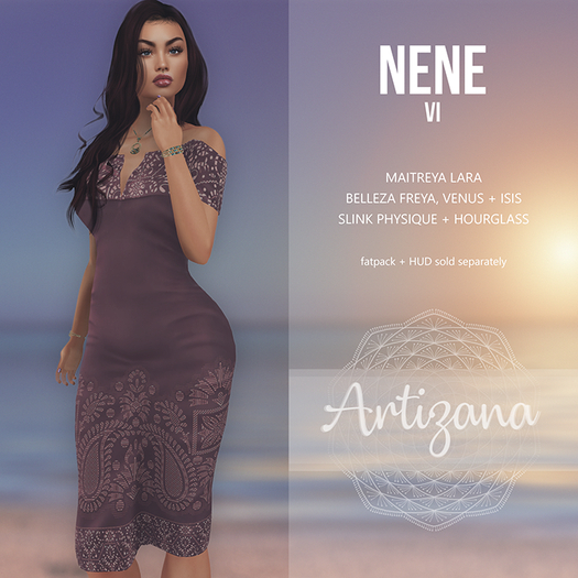Artizana - Nene VI - Off-Shoulder Pencil Dress
